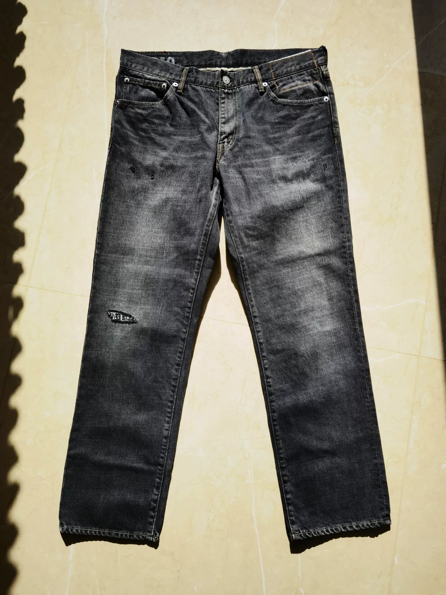 Visvim 04D10 Black Washed Jeans