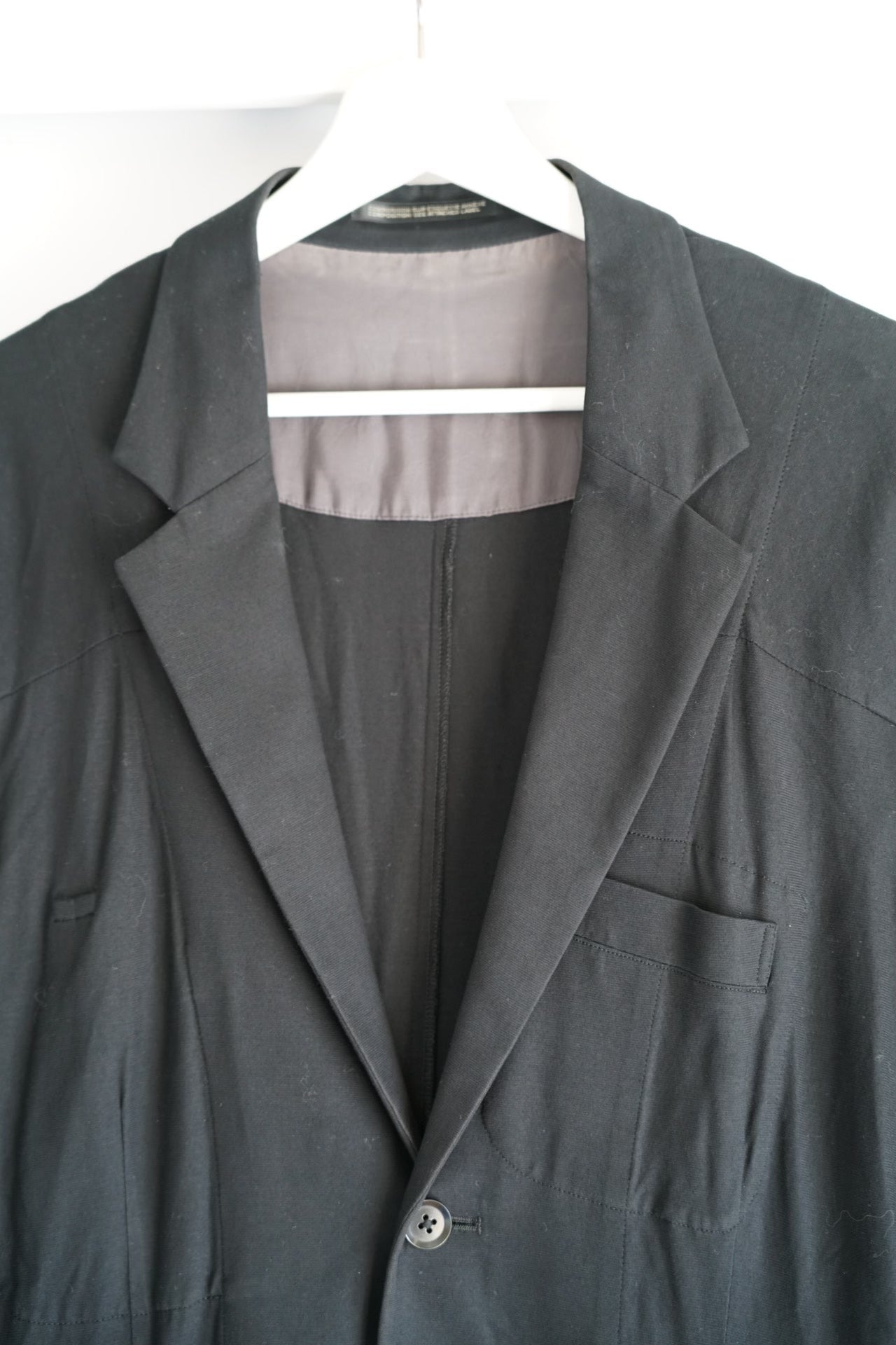 Yohji Yamamoto Black Blazer for Men
