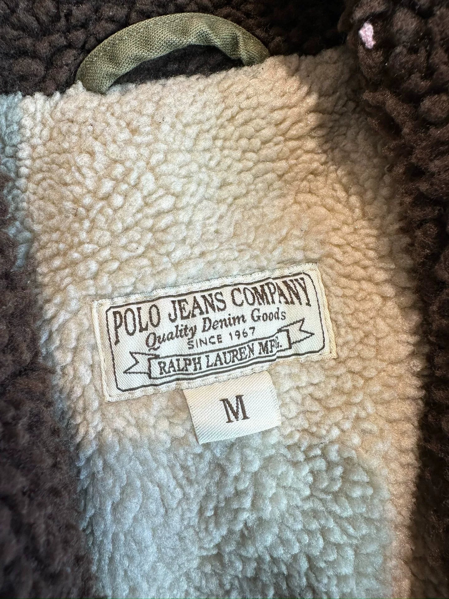 Ralph Lauren Vintage Shearling Farmer Coat