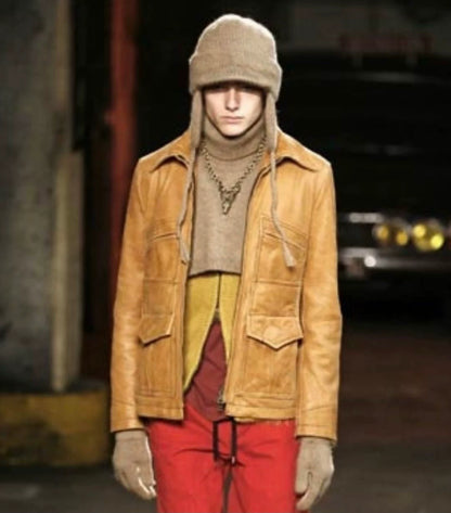 Number Nine 08AW Deer Leather Jacket