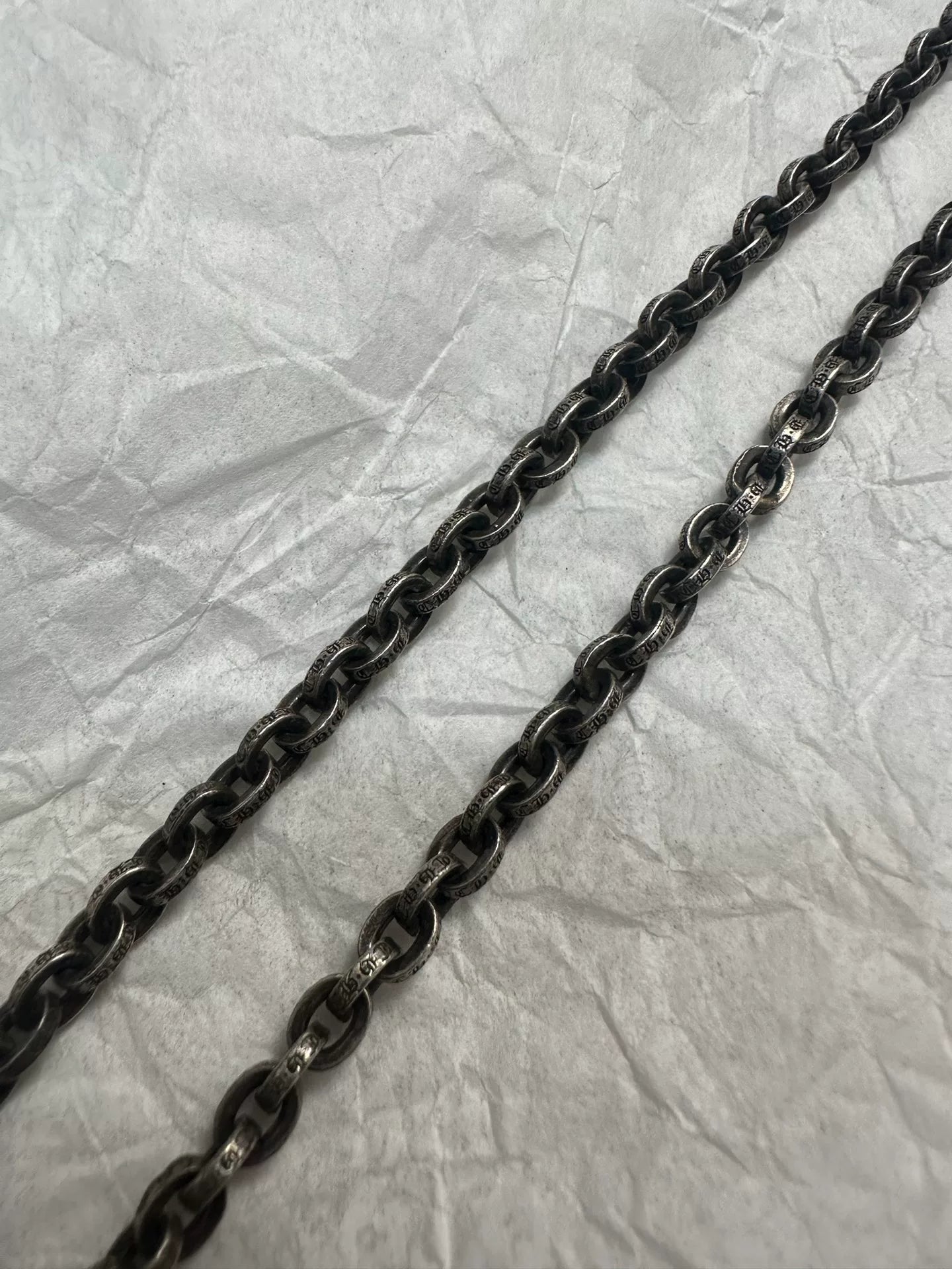 Chrome Hearts 75cm Paper Chain Necklace