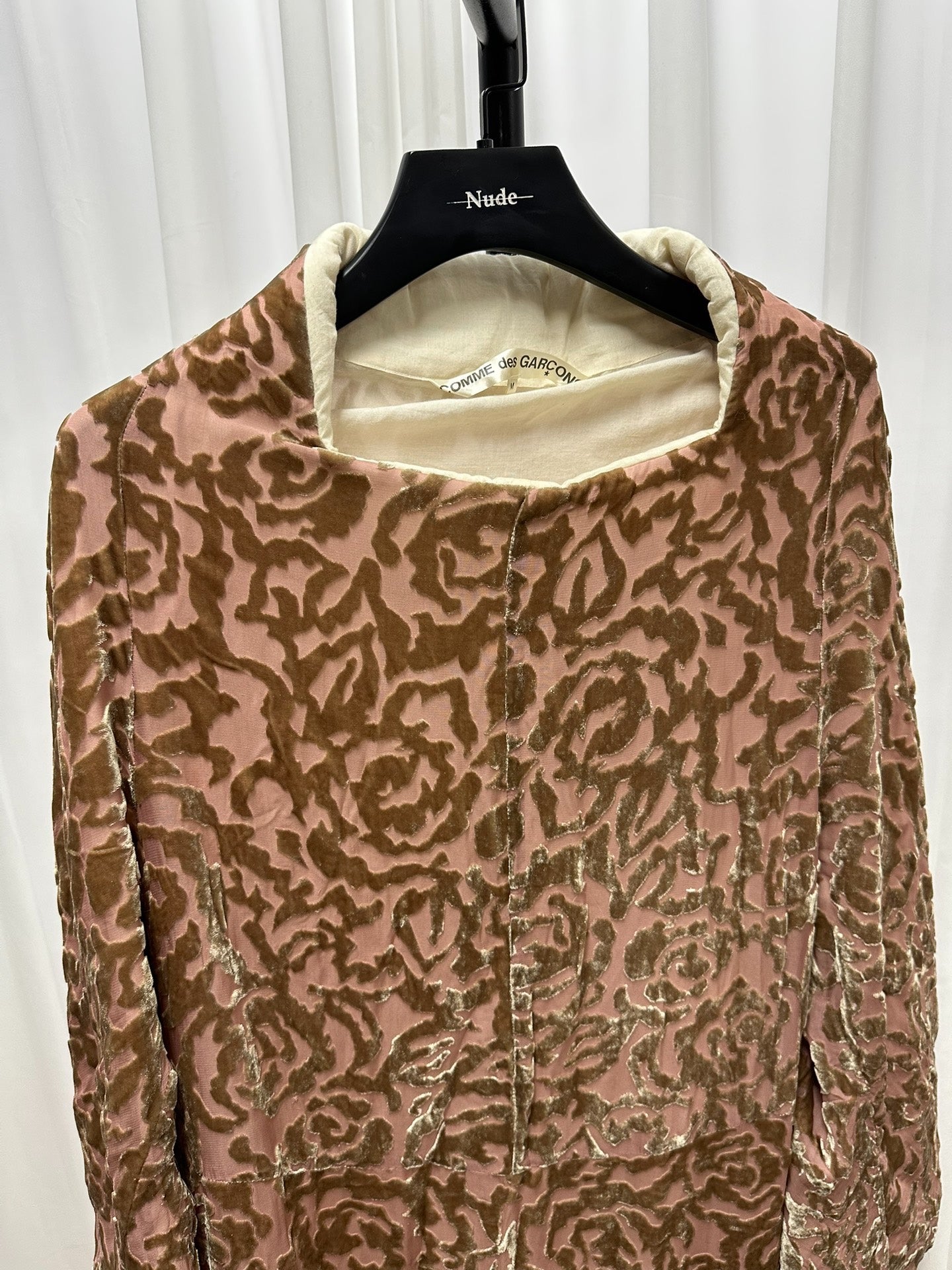 Comme des Garcons 96AW Velvet Robe