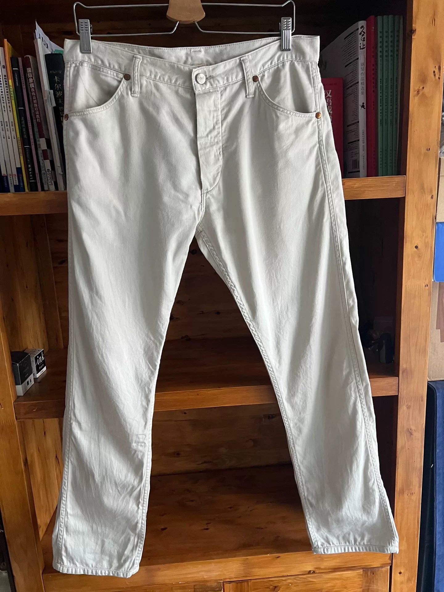RRL Double RL Light Beige Denim Pants