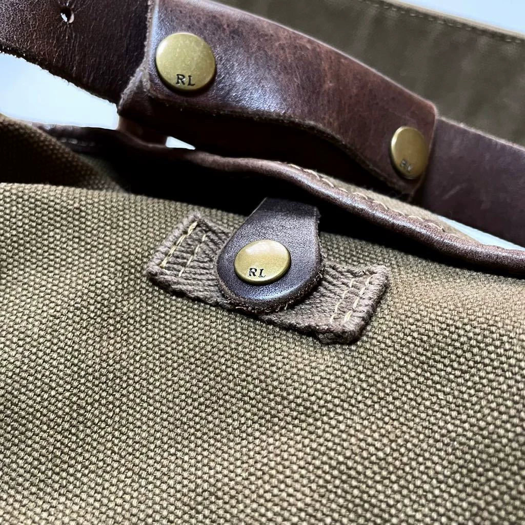 Ralph Lauren Military Style Boston Bag