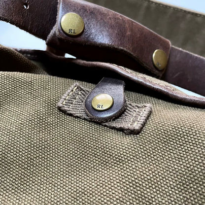 Ralph Lauren Military Style Boston Bag