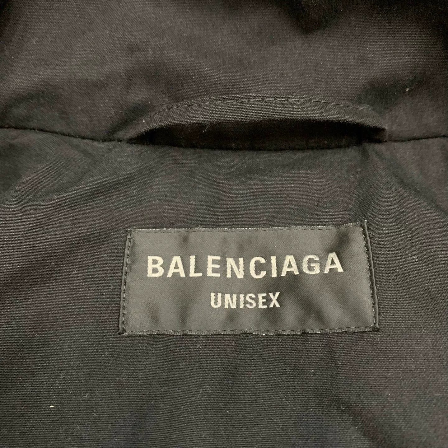 balenciaga black logo racing jacket size xs