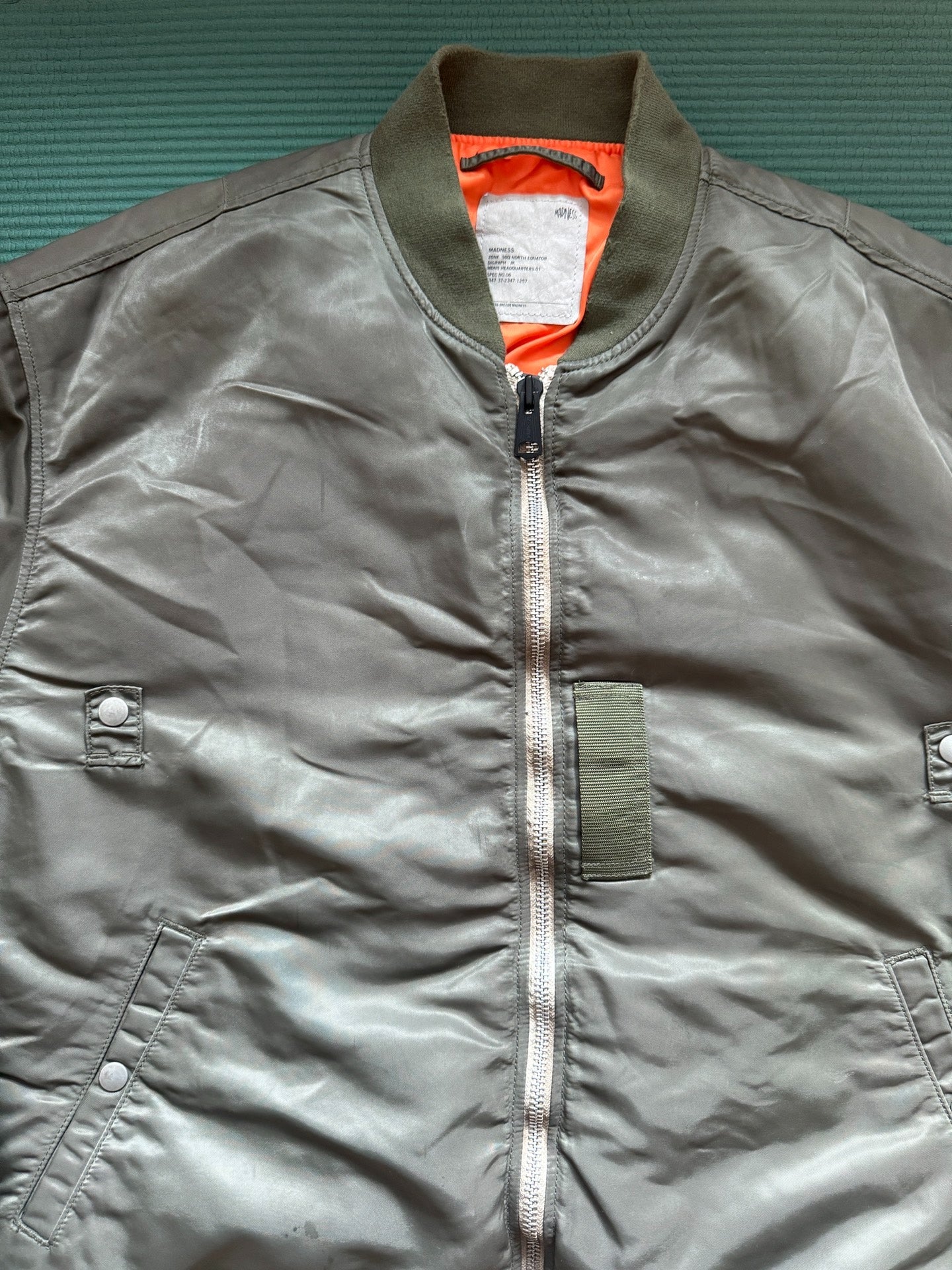 MADNESS 24FW MA-1 Flight Bomber Jacket