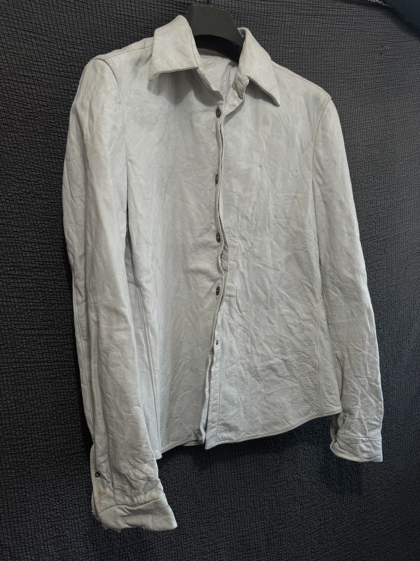 avant-garde leather shirt by Carpe Diem