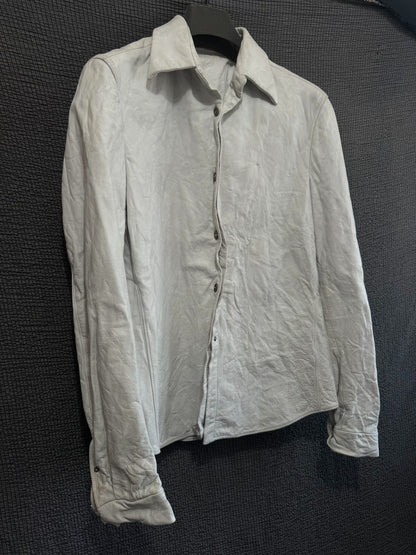 avant-garde leather shirt by Carpe Diem