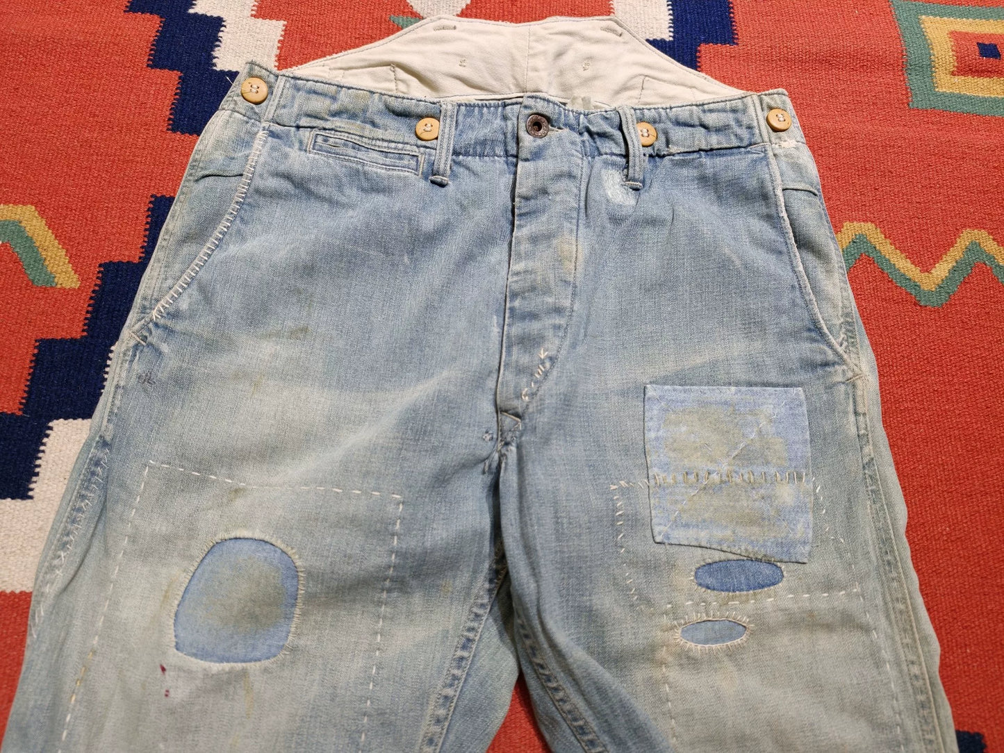 RRL American Vintage Painter Patch Jeans