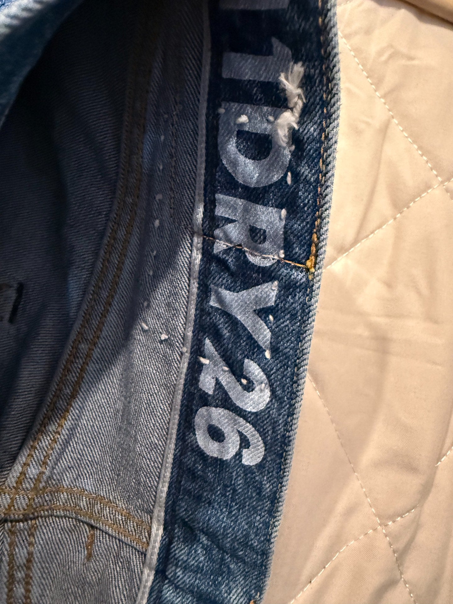 visvim 25SS 11 Dry Blue Paint Jeans
