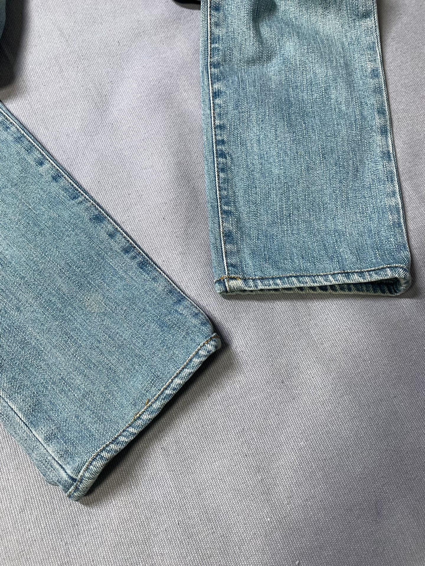 Saint Laurent D02 Ripped Slim Low-Waist Jeans