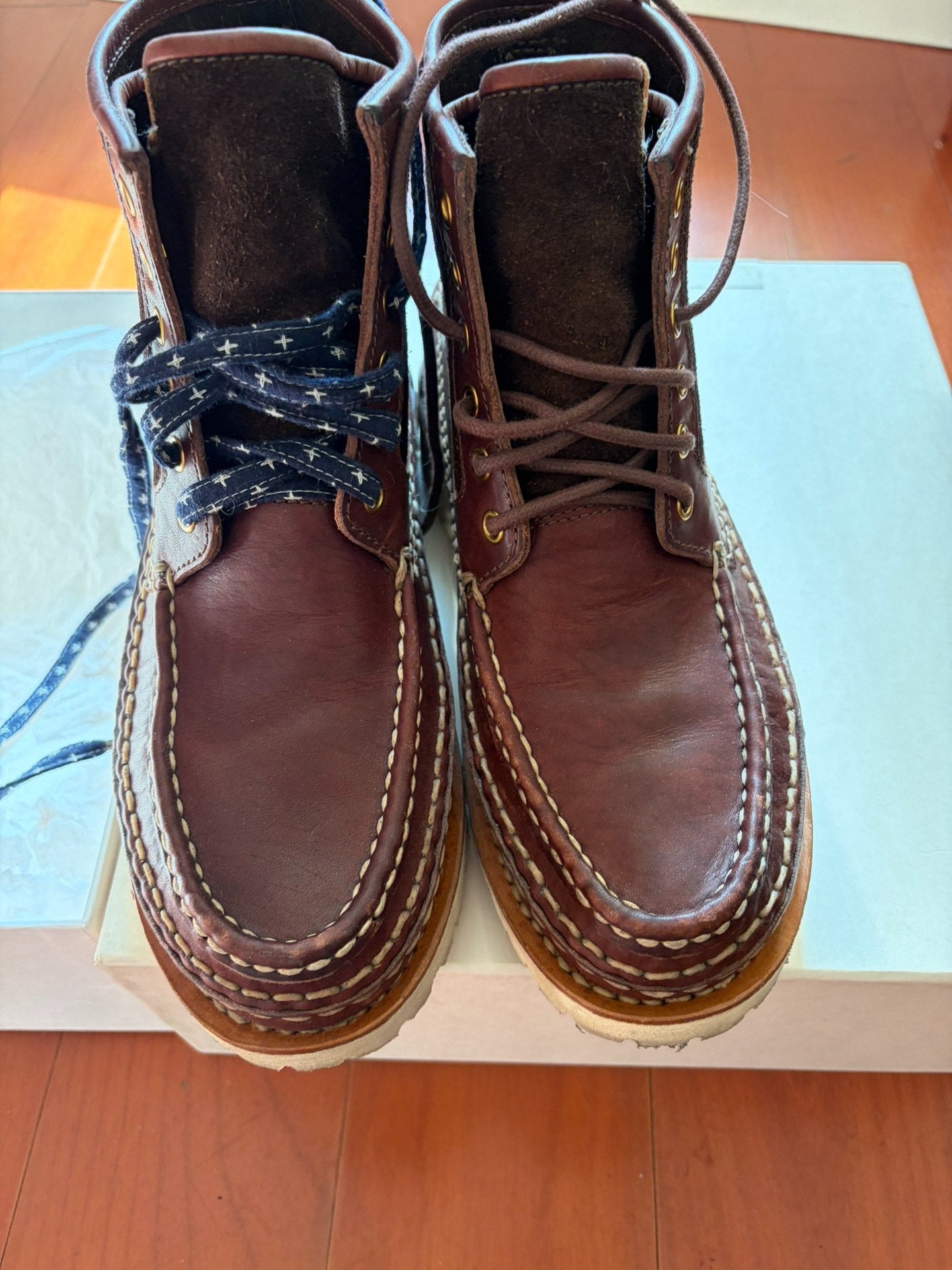 visvim grizzly mid-folk dk.brown