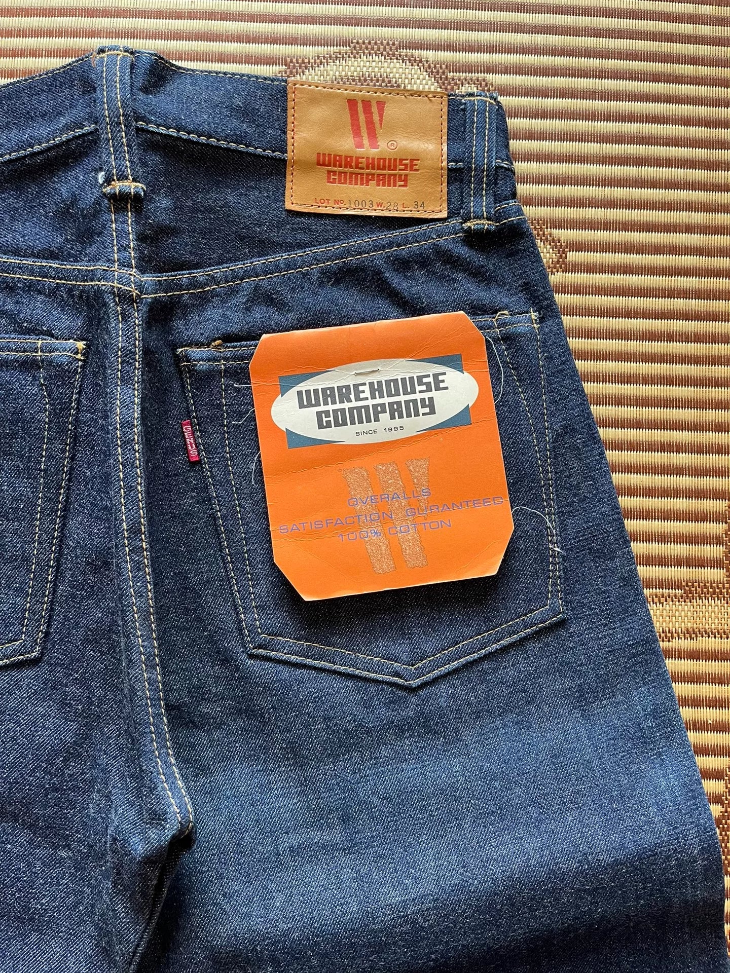 Warehouse 1003xx Raw Denim Jeans