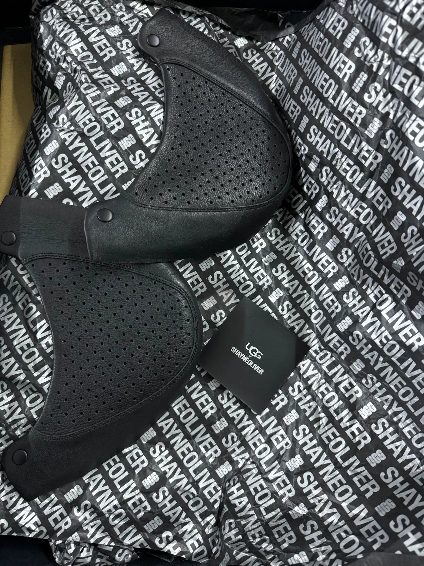 Shayne Oliver x Ugg Black Boots