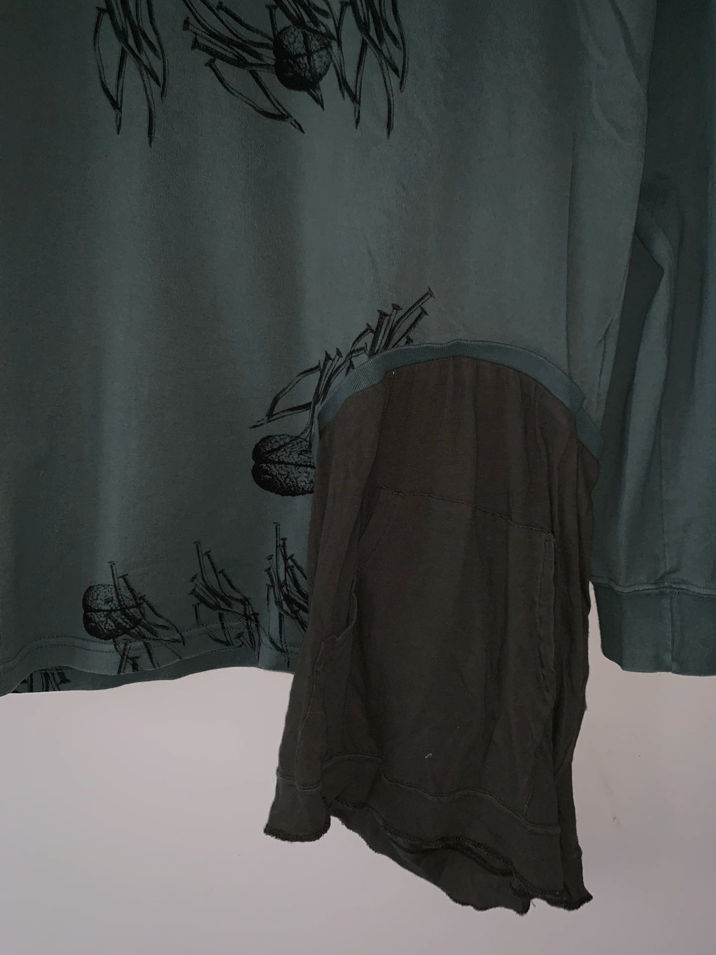 Undercover Corroded Nail Brain Long-Sleeve Tee