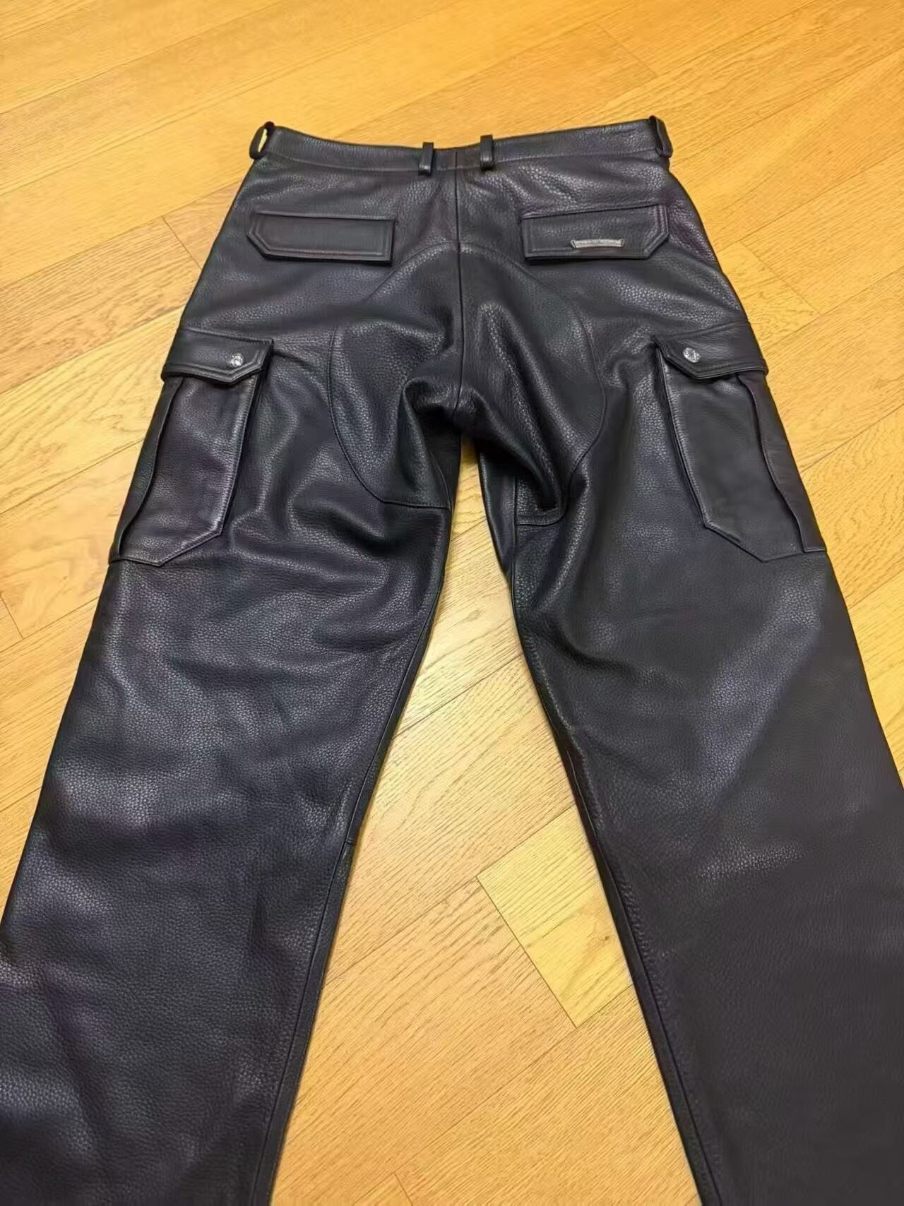 Chrome Hearts Leather Cargo Pants