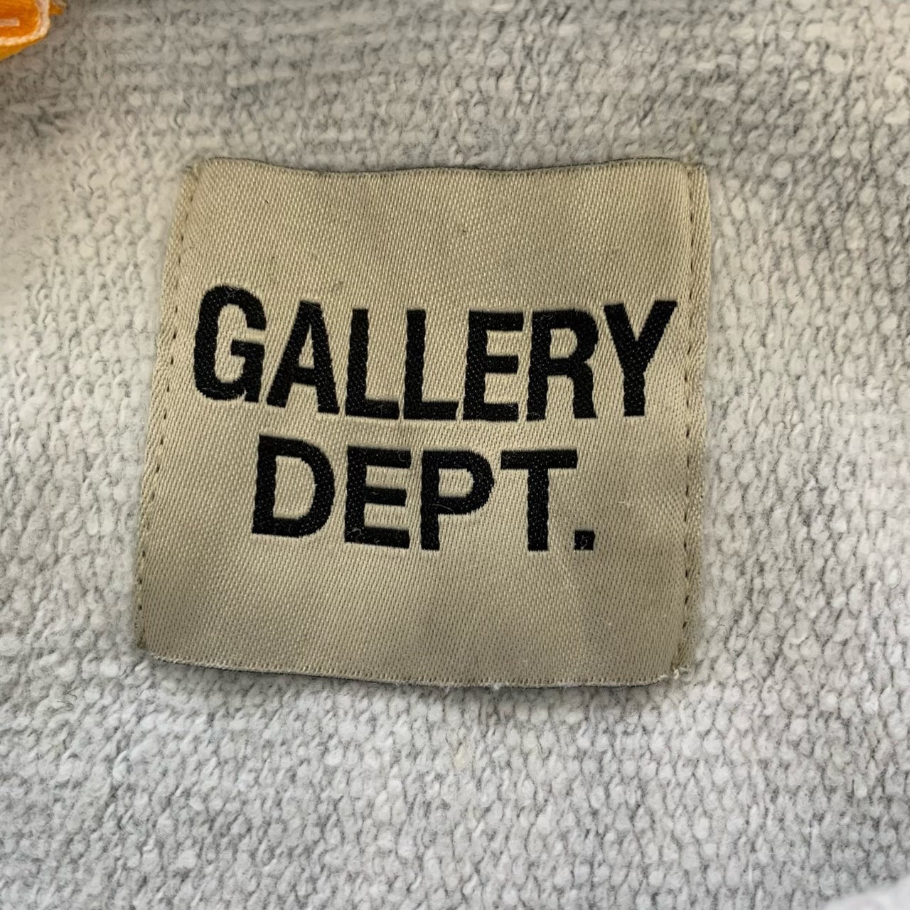 gallery dept gray hoodie with paint splatter