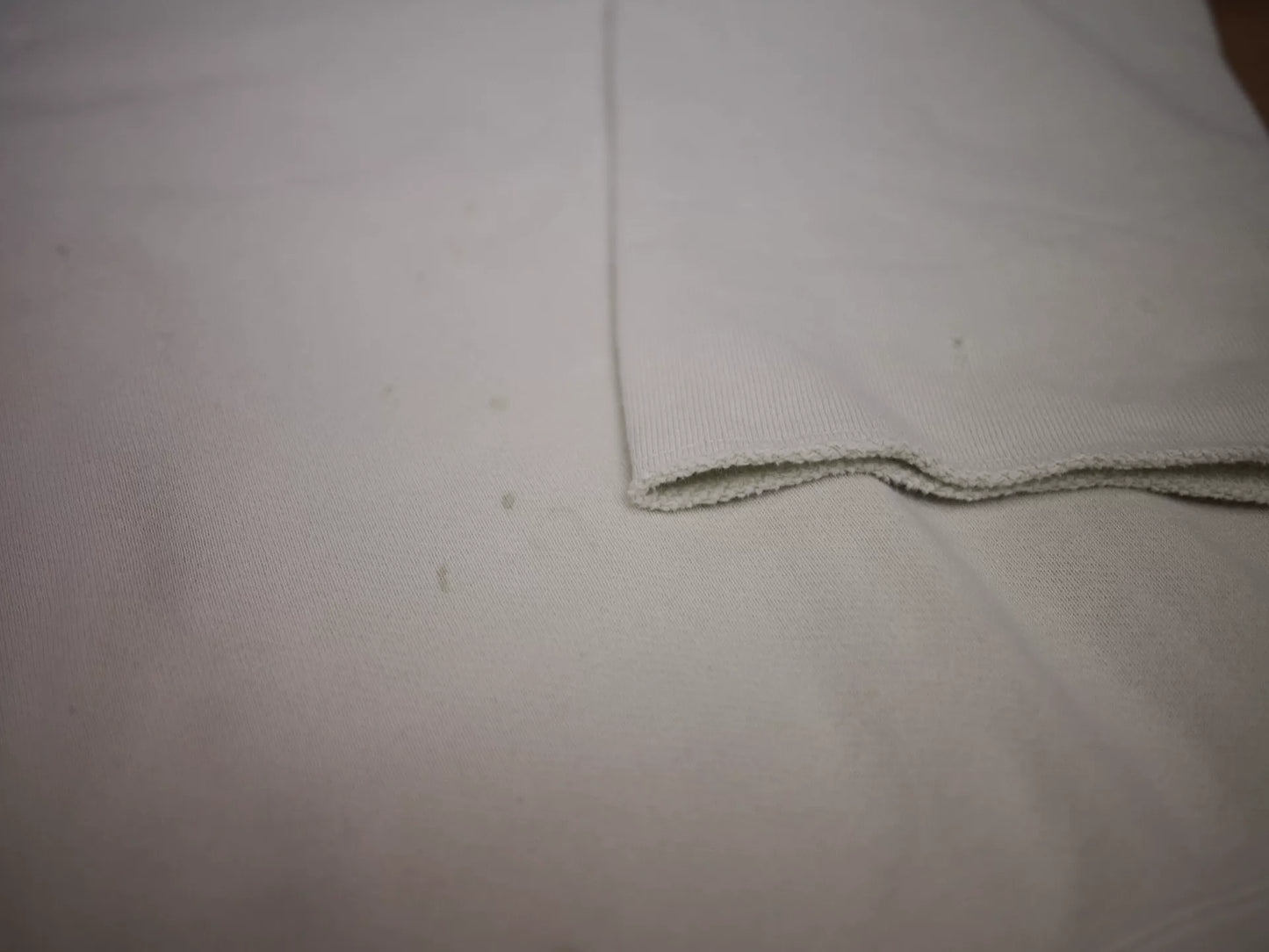 Visvim Jumbo Sweat 3/4 Crash Off White