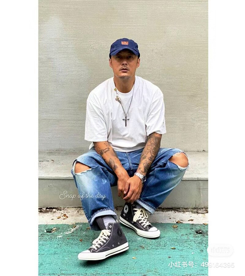 madness 6th anniversary denim pants and hat