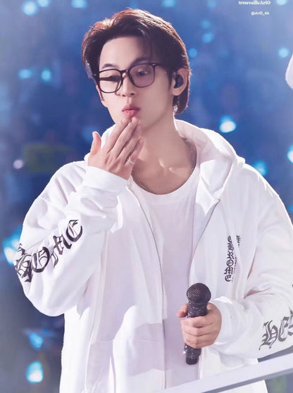 Chrome Hearts White Zip Jacket XXL
