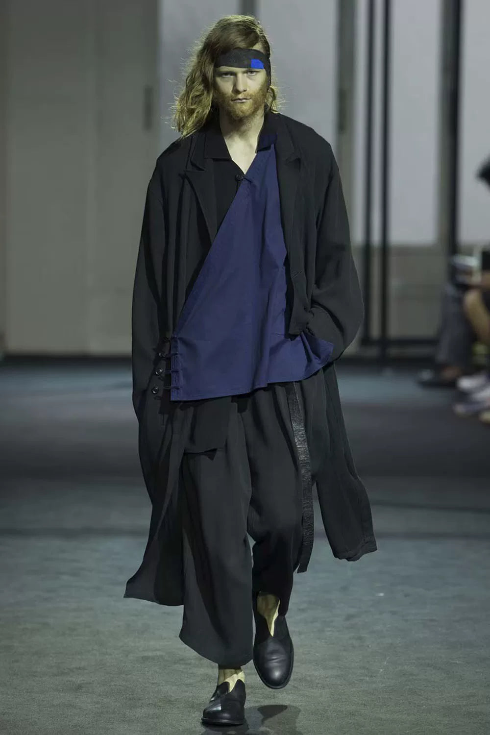 Yohji Yamamoto Black Kimono Style Outerwear