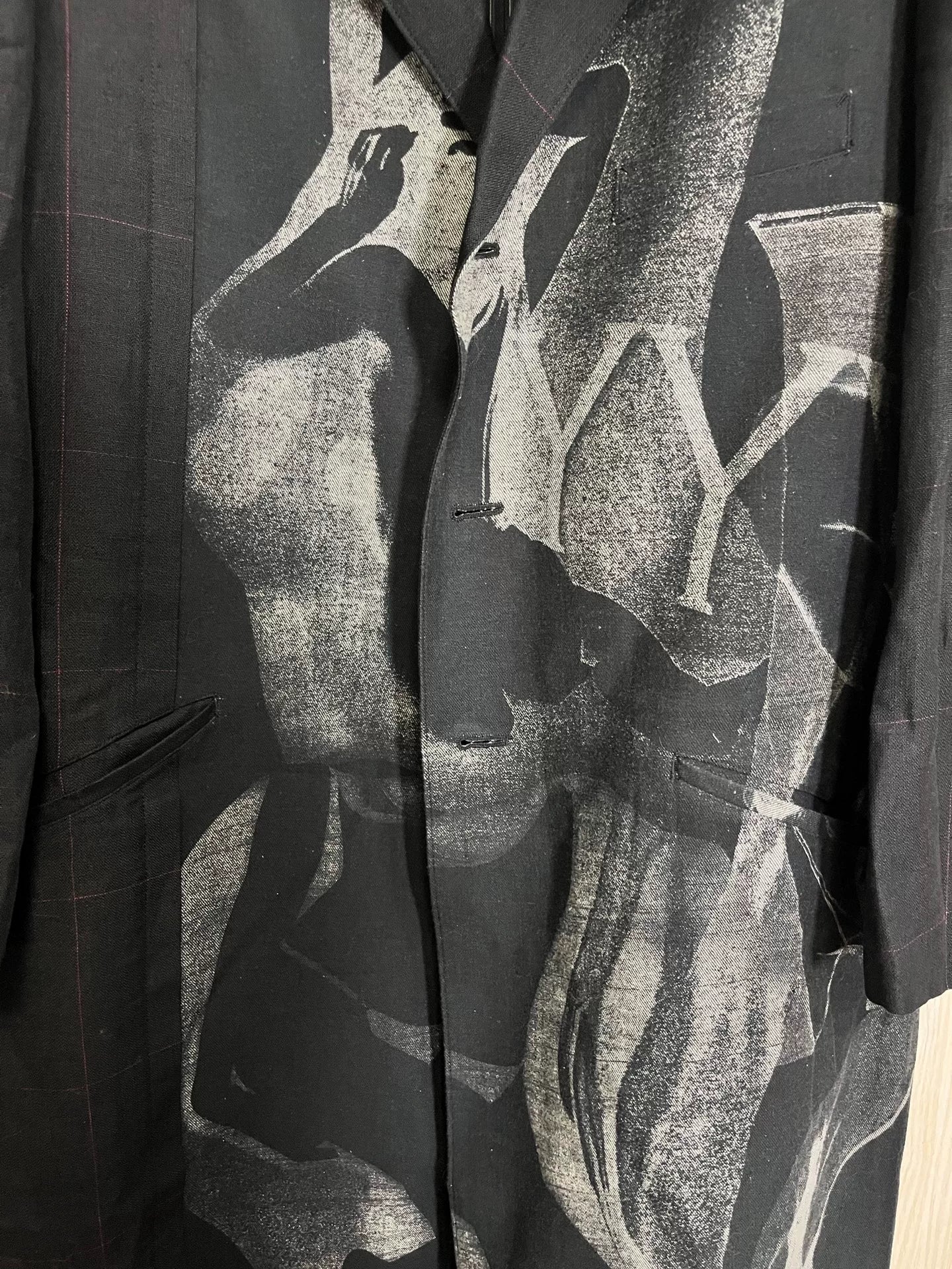 Yohji Yamamoto 2023 SS Linen Totem Coat