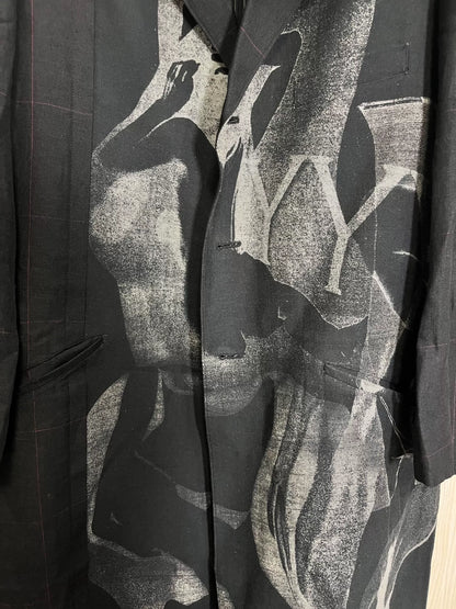 Yohji Yamamoto 2023 SS Linen Totem Coat