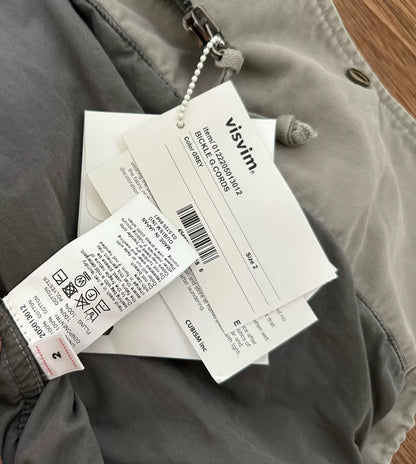 visvim bickle g.cords utility jacket grey