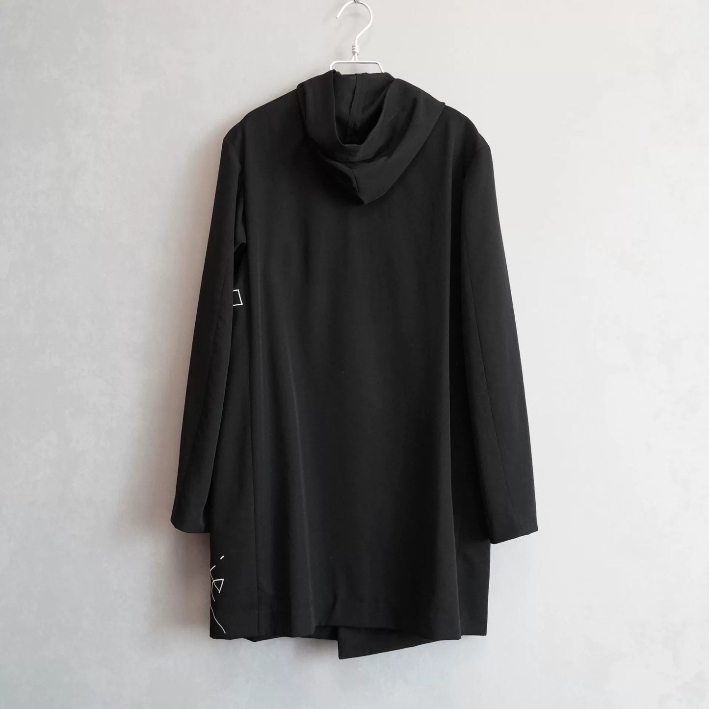 Yohji Yamamoto Hooded Embroidered Coat