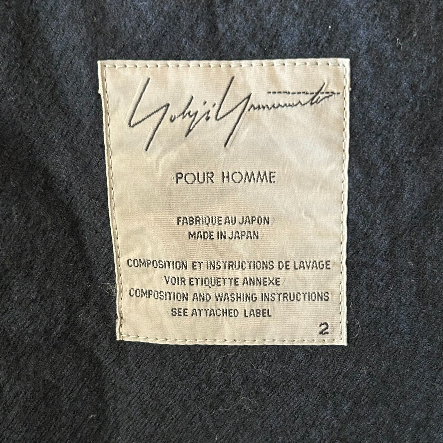 Yohji Yamamoto Wool Blazer for Men