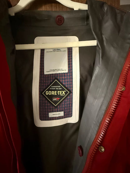 Visvim Gore-Tex Red Hooded Jacket