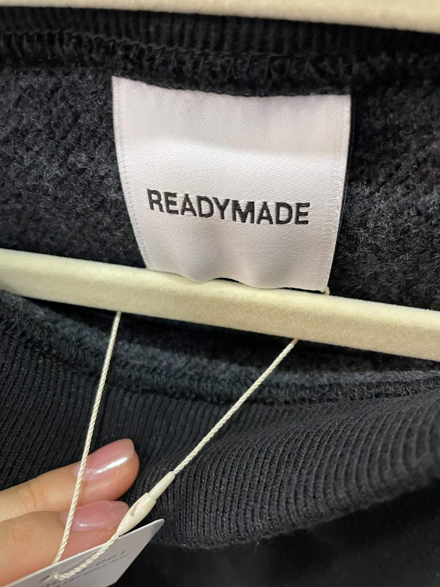READYMADE Crewneck Long Sleeve Fleece Hoodie