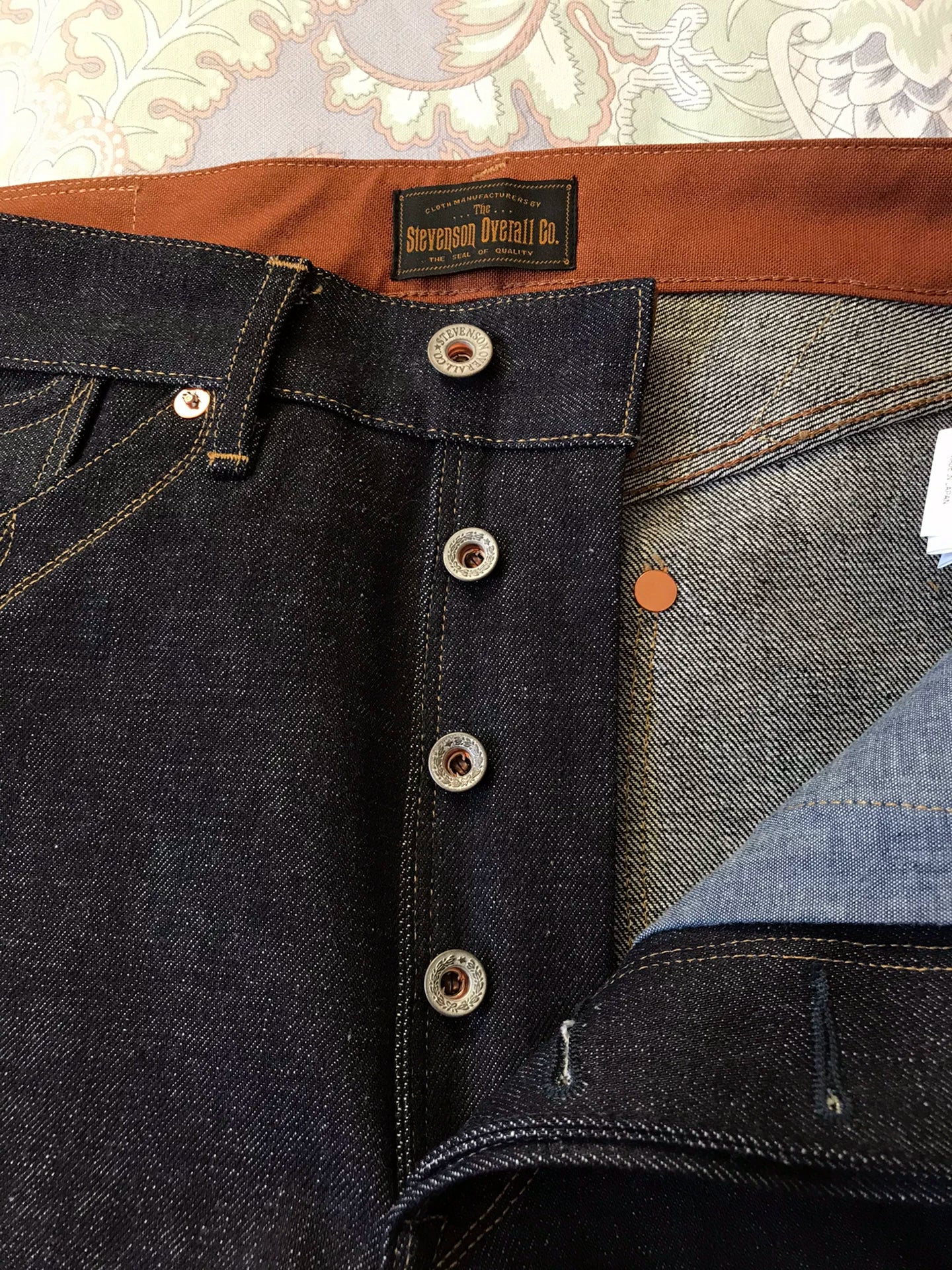 Stevenson Overall 350 Raw Denim Jeans