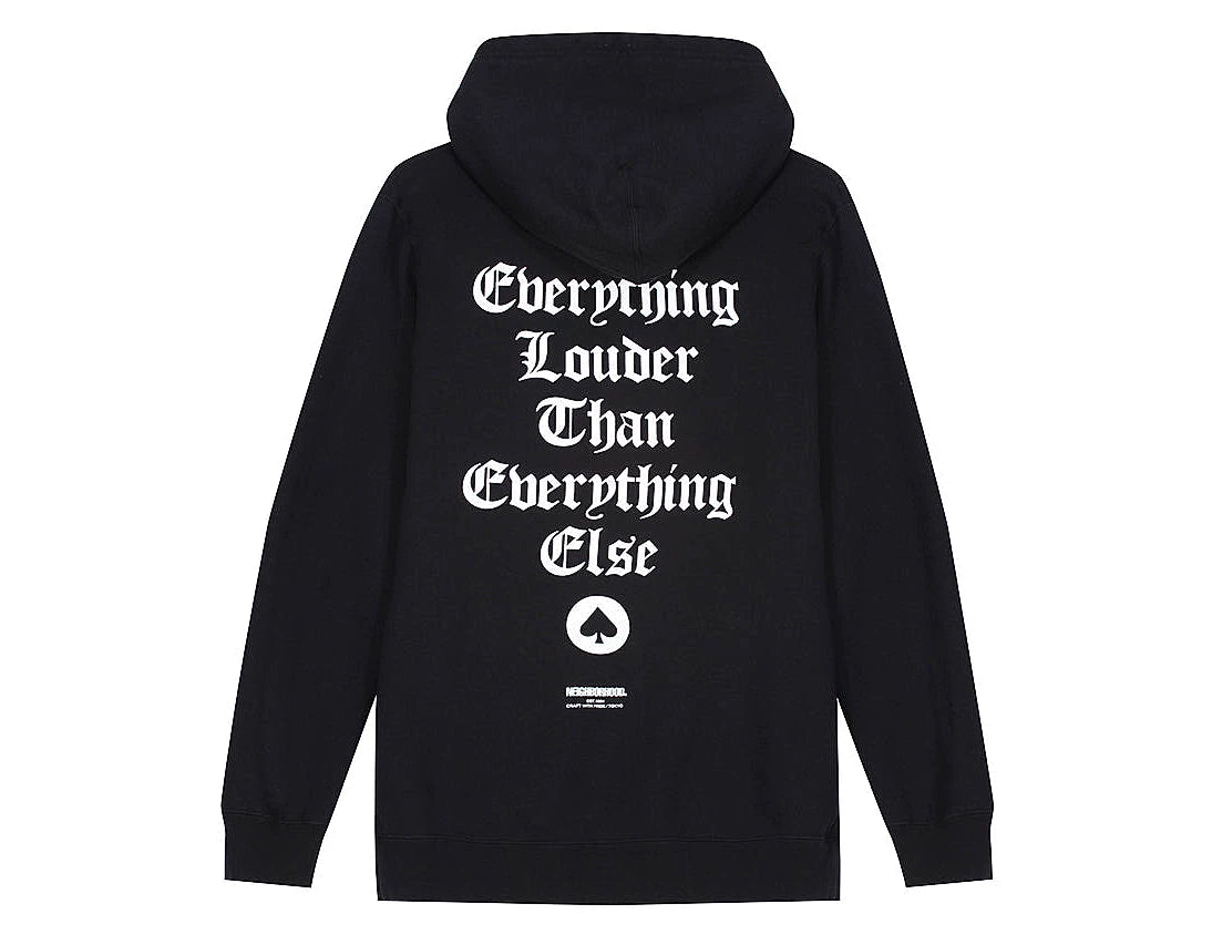 neighborhood x Motorhead black hooded sweatshirt
