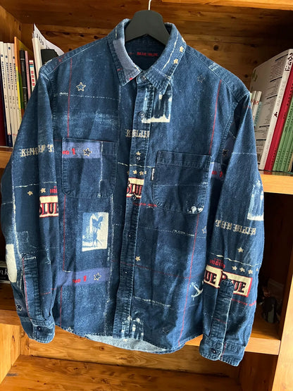 blue blue japan limited edition dyed shirt