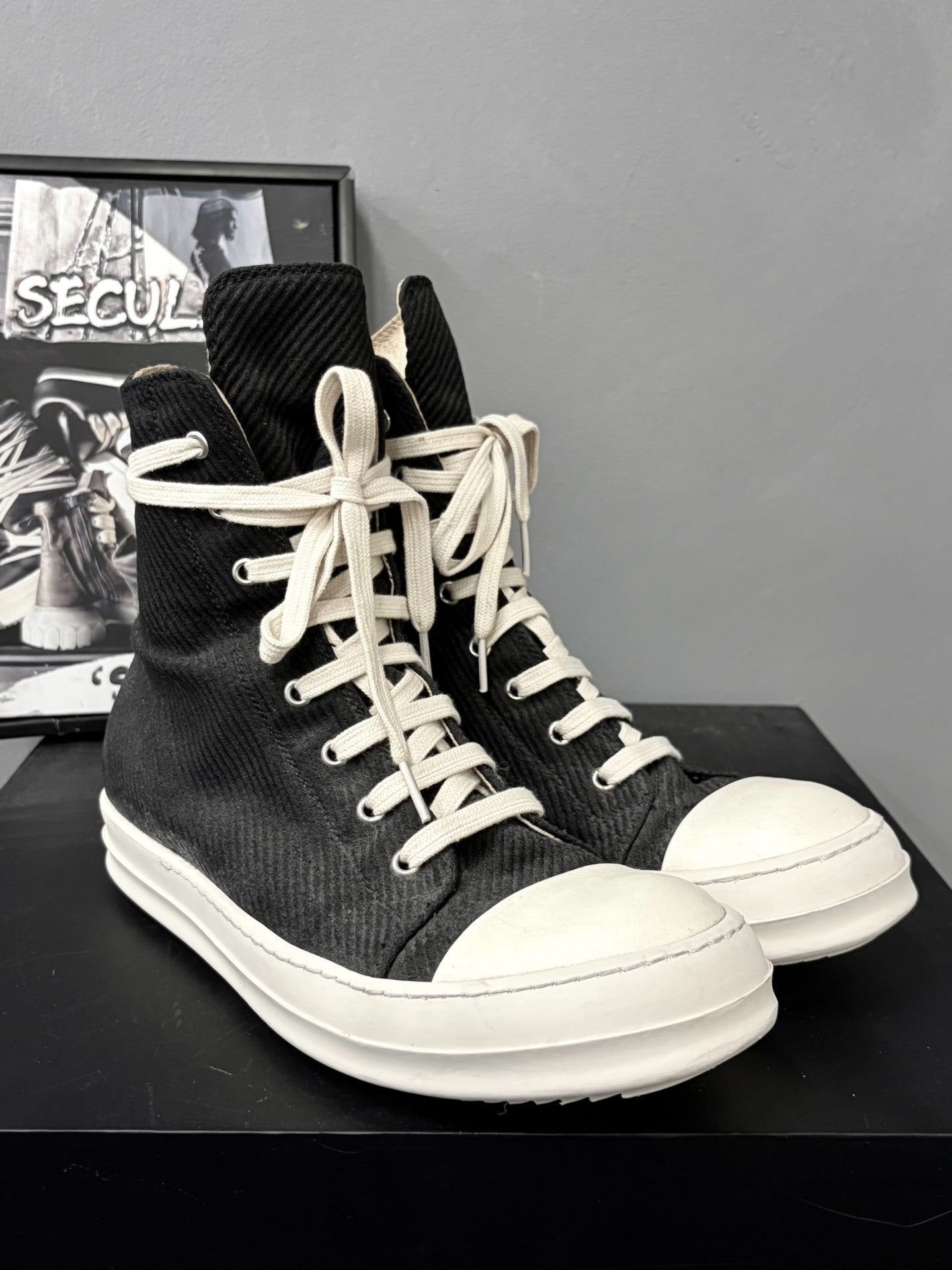 Rick Owens Drkshdw Canvas High-Top