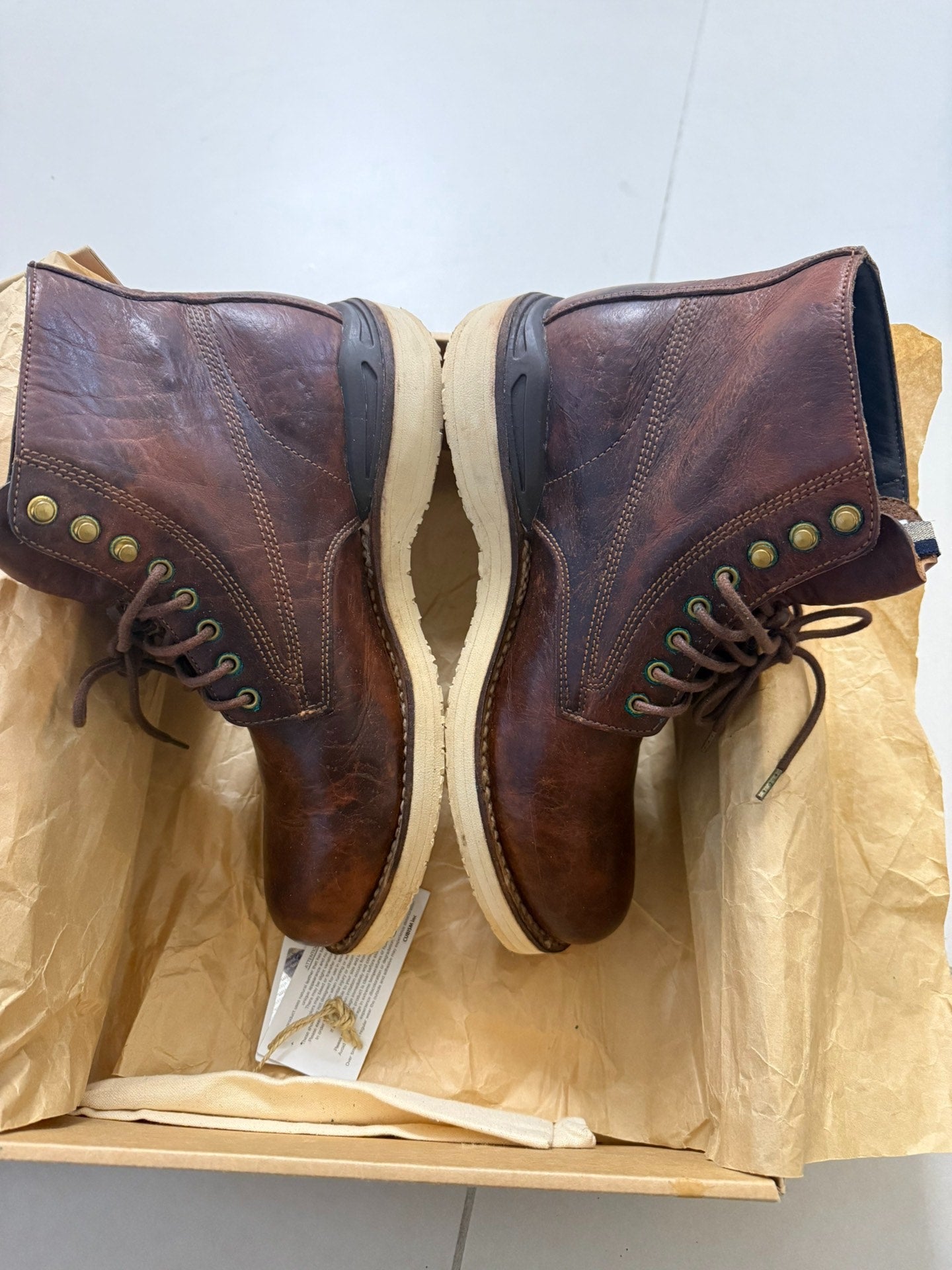 visvim 17AW Virgil Mud-Dyed Boots US9.5