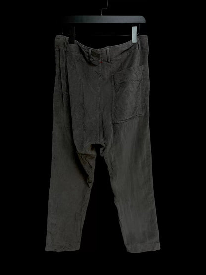 gray velvet pants by casey casey