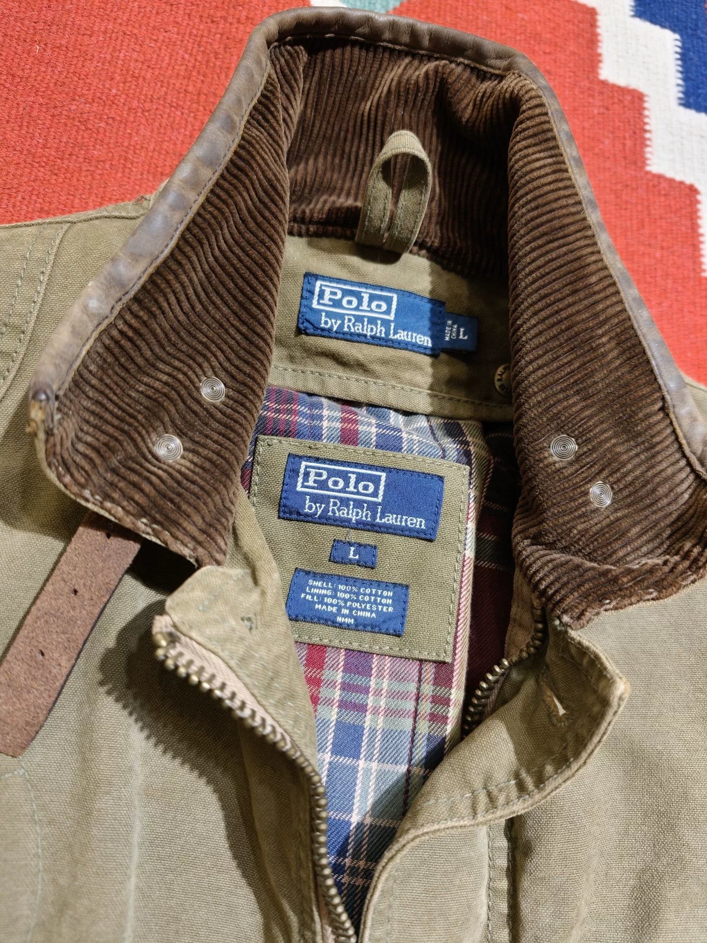 RRL Distressed Canvas Safari Jacket
