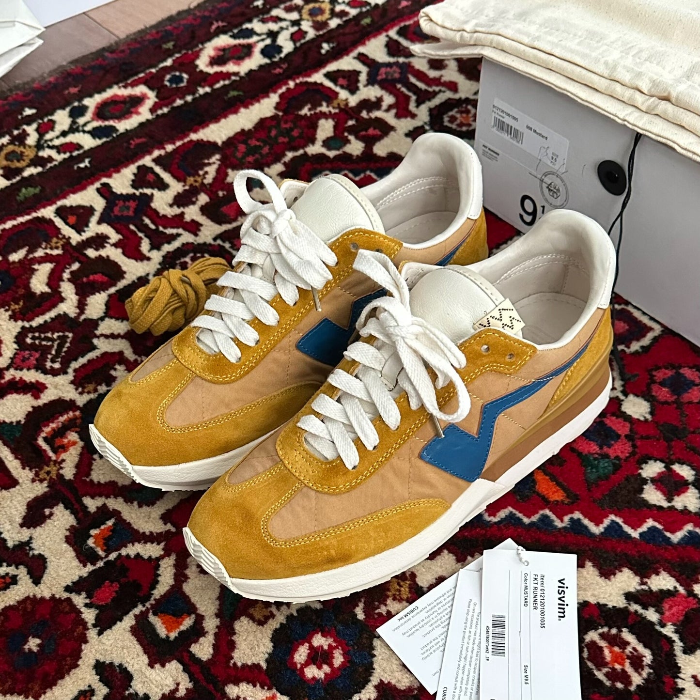 Visvim FKT Runner Sneakers Size 9.5