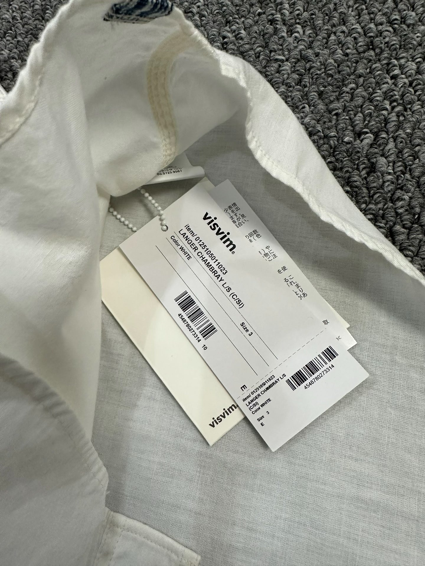 visvim Langer Chambray White Shirt