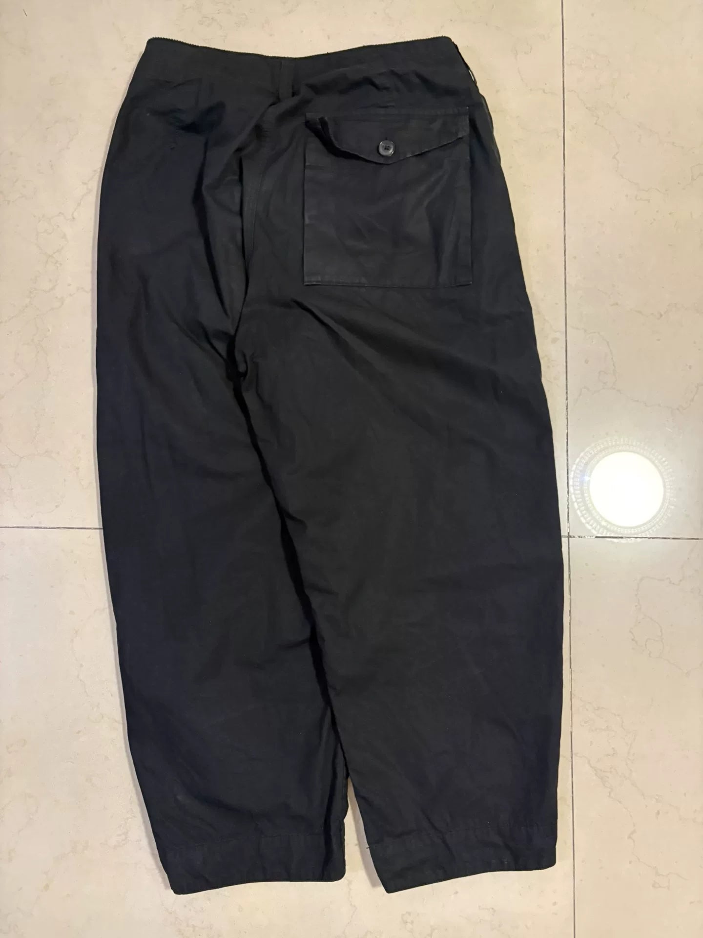 Porter Classic Corduroy Trousers in Black