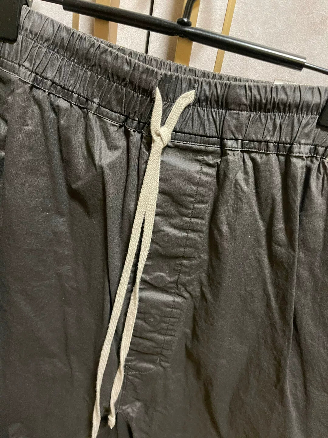 rick owens unique fabric shorts for three seasons