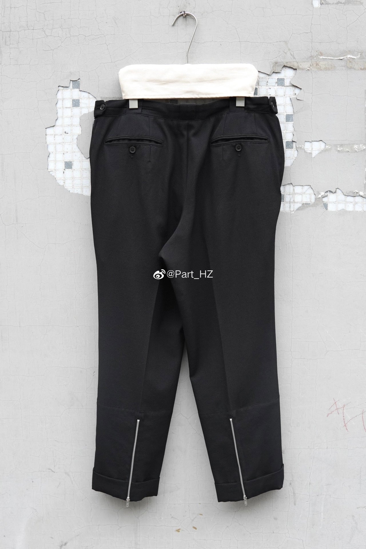 Yohji Yamamoto Pour Homme A/W 2004 Zip Wool Trousers