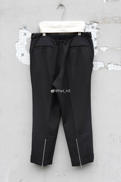 Yohji Yamamoto Pour Homme A/W 2004 Zip Wool Trousers