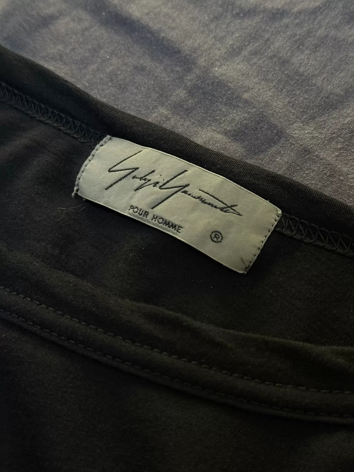 Yohji Yamamoto 19SS Asymmetric Paneled T-shirt