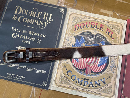 rrl leather ranger belt by ralph lauren