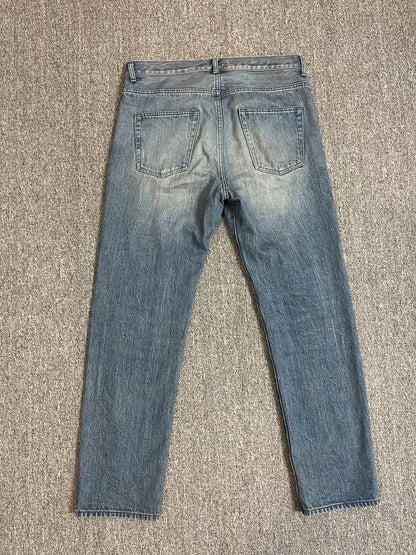 BEAMS JAPAN Vintage Washed Slim Denim Pants