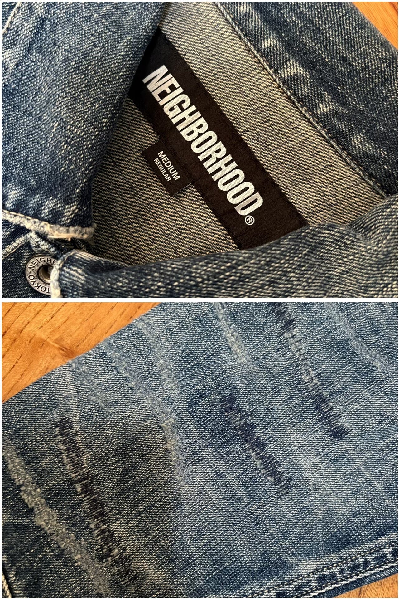 neighborhood savage denim type-1 jacket